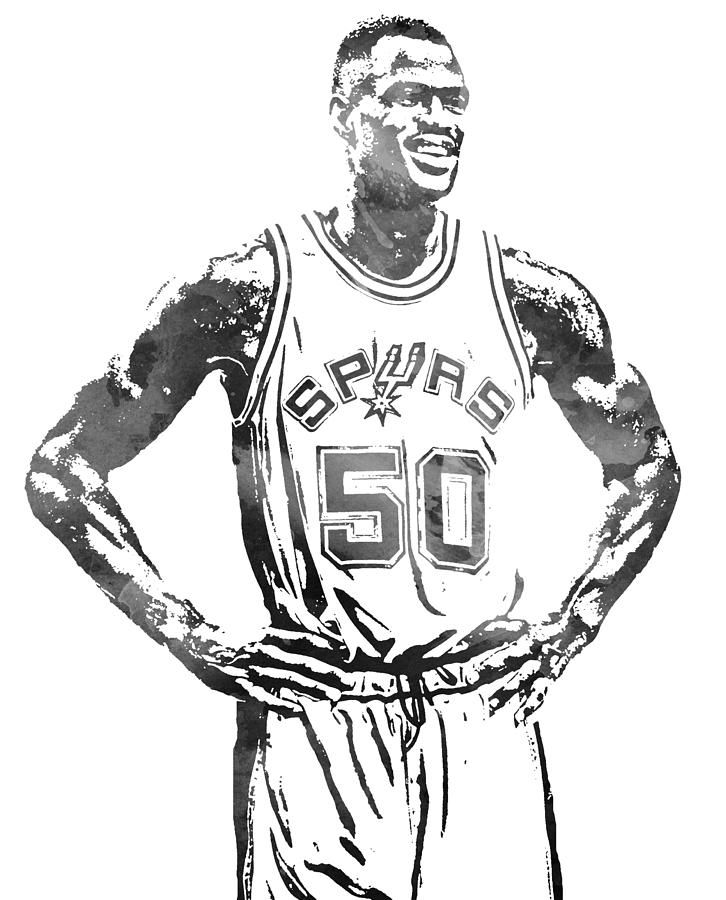 David robinson coloring pages printable pdf