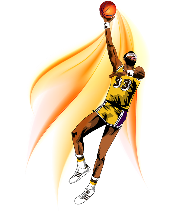 Kareem abdul jabbar sticker by kha dieu vuong