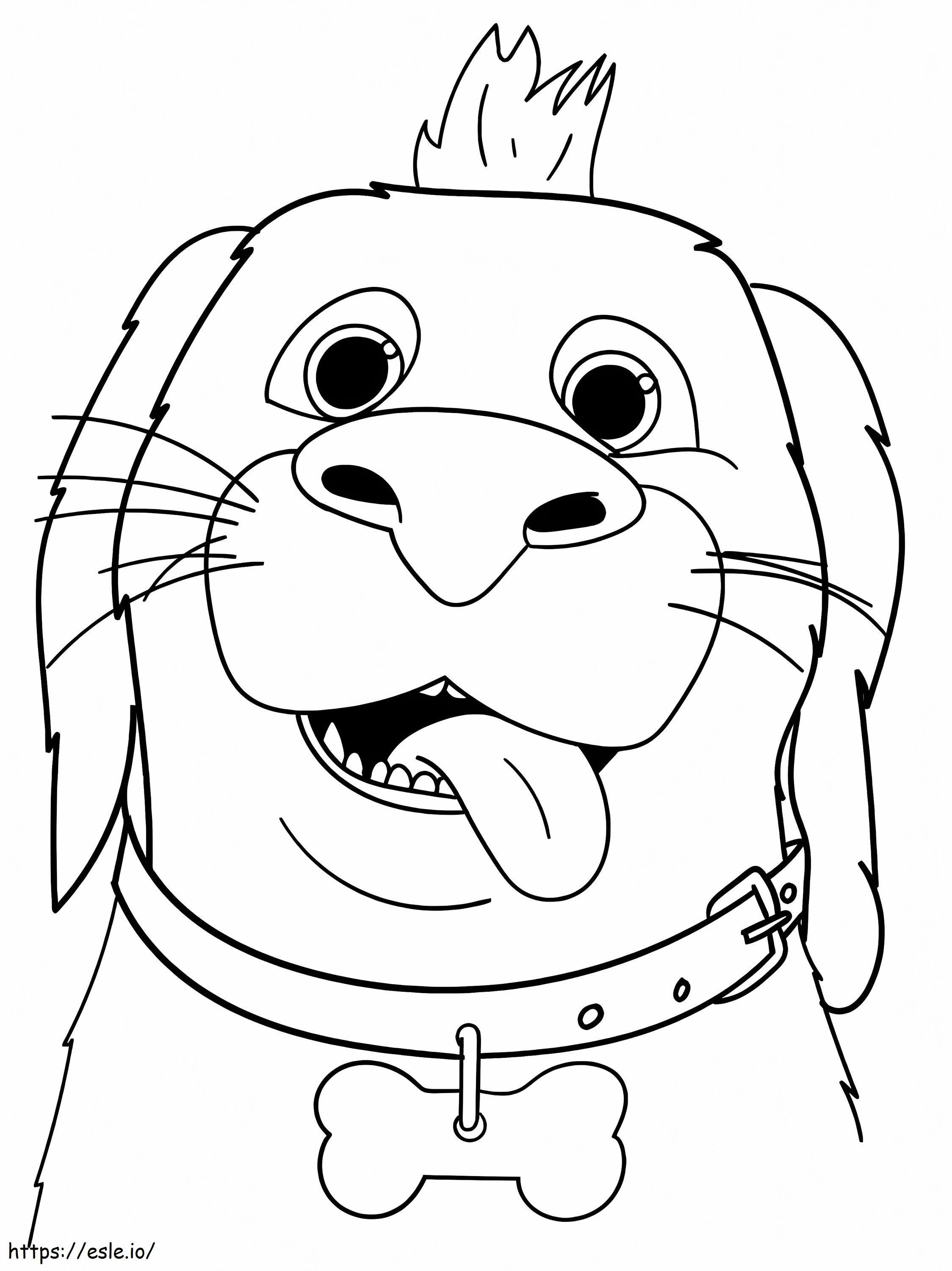 Major from karmas world coloring page