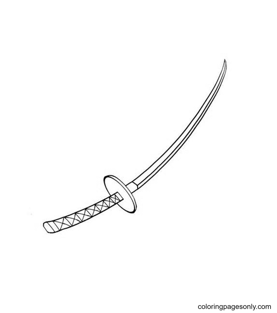 Sword coloring pages printable for free download