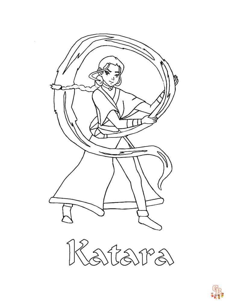 Avatar the last airbender coloring pages