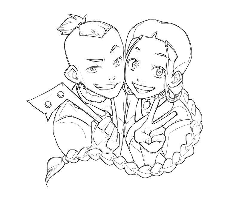 Avatar katara and sokka yumiko fujiwara