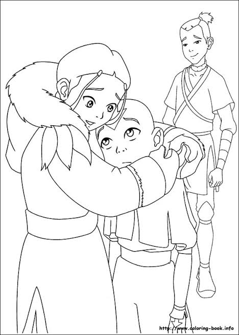 From the original atla coloring book ravatarthelastairbende