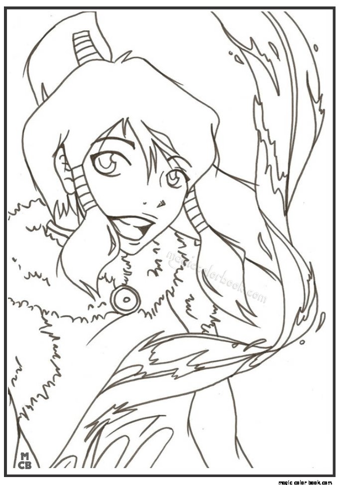 Magic color book on x avatar korra coloring pages online free httpstcoxzexyfla httpstcojtstqea x