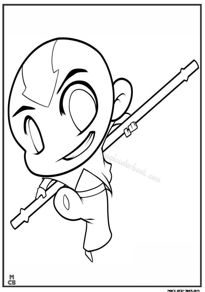 Magic color book on x avatar aang coloring pages online free httpstcobuwqlnxcfx httpstconwofjj x