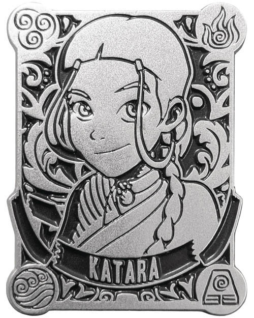 Buy merchandise avatar the last airbender silver badge katara pin