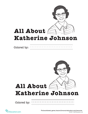 Use this printable booklet to introducenbspkindergarteners and first graders to the inspiring story ofâ katherine johnson writing lesson plans writing lessons