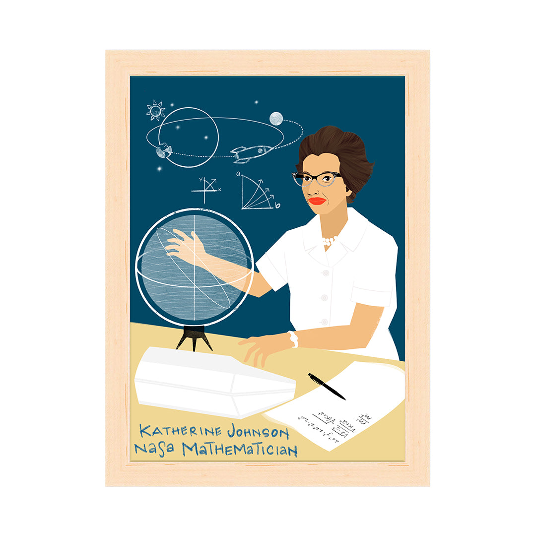 Katherine johnson art print piccolina