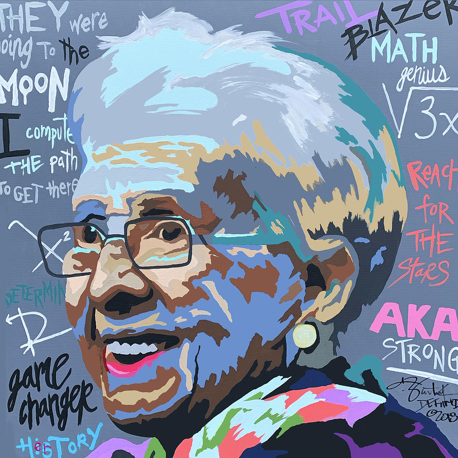 Katherine johnson painting by chelsea vanhook