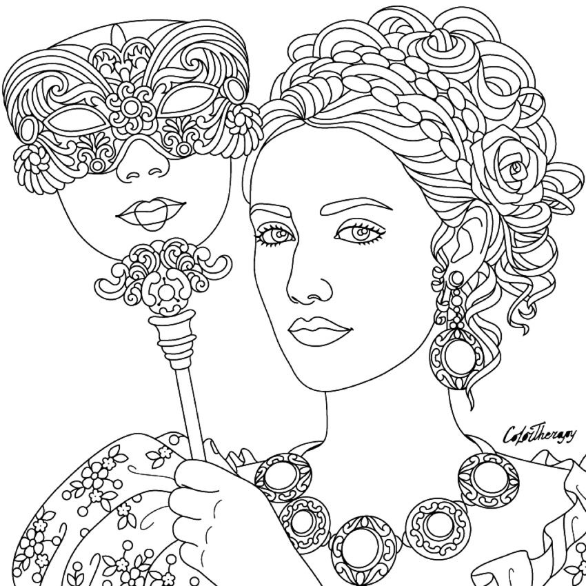 Masquerade coloring page ð ðñðºñðñðºð ððµð ñðñðºñðñðºð ðñððððµññðð