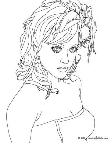 Best katy perry coloring pages