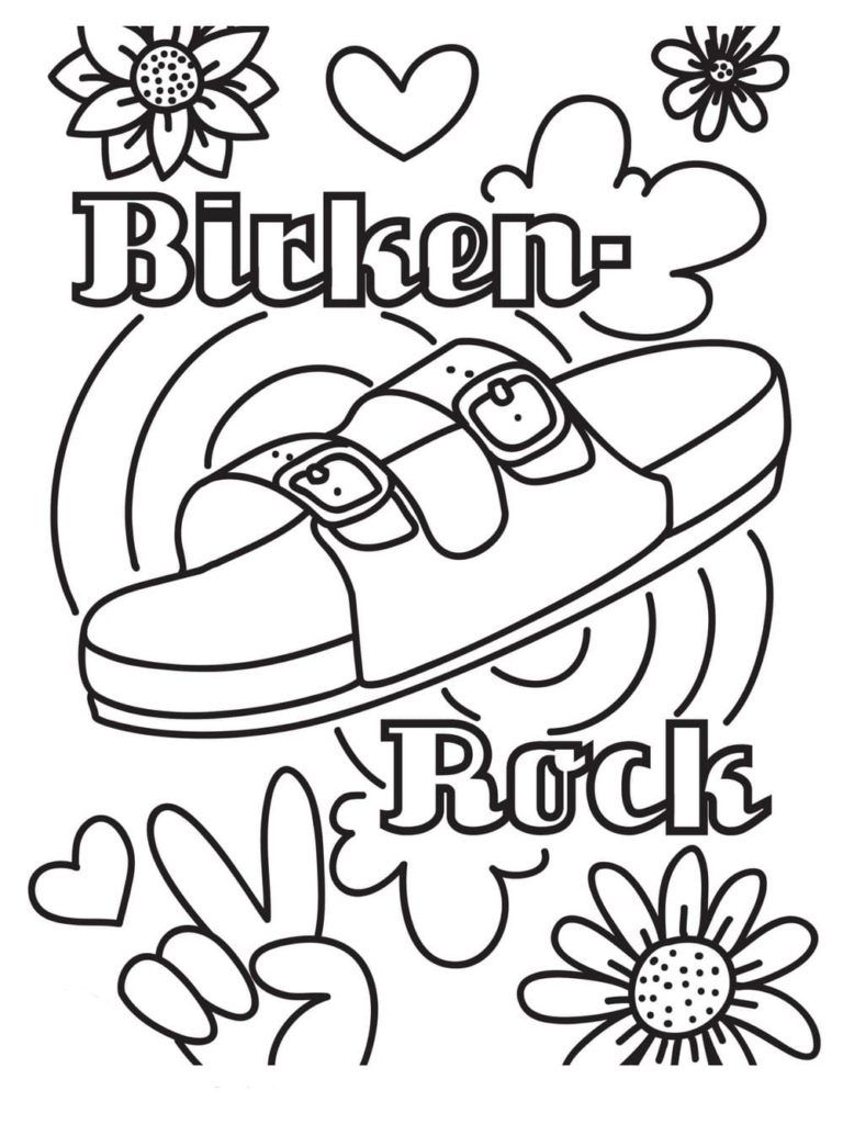 Aesthetics coloring pages