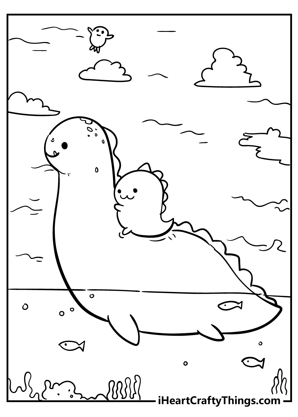 Kawaii coloring pages free printables