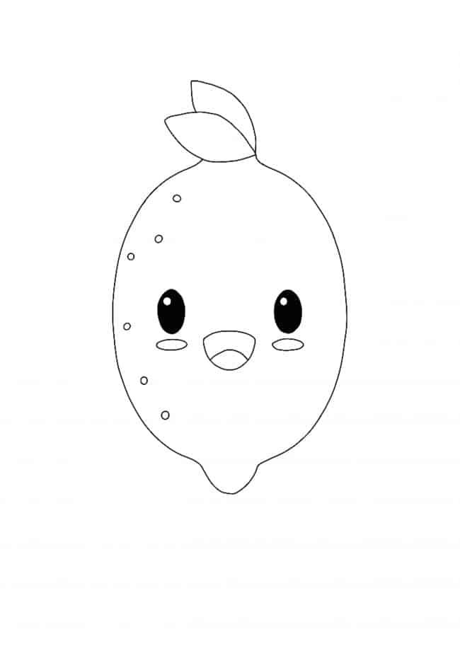 Kawaii coloring pages