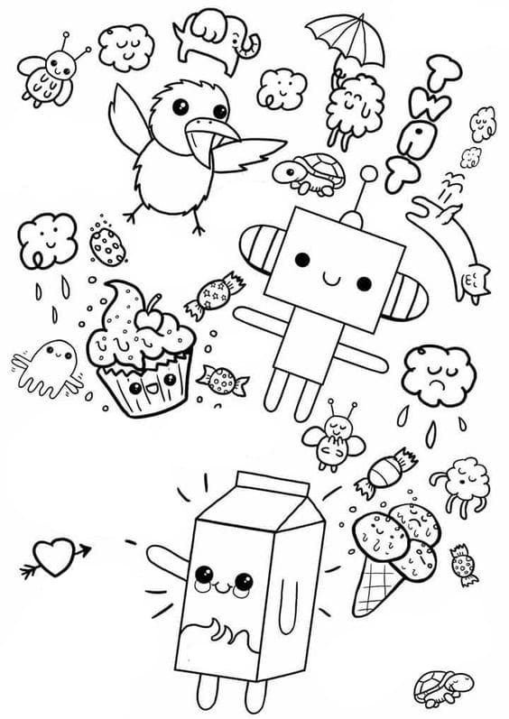 Aesthetics coloring pages