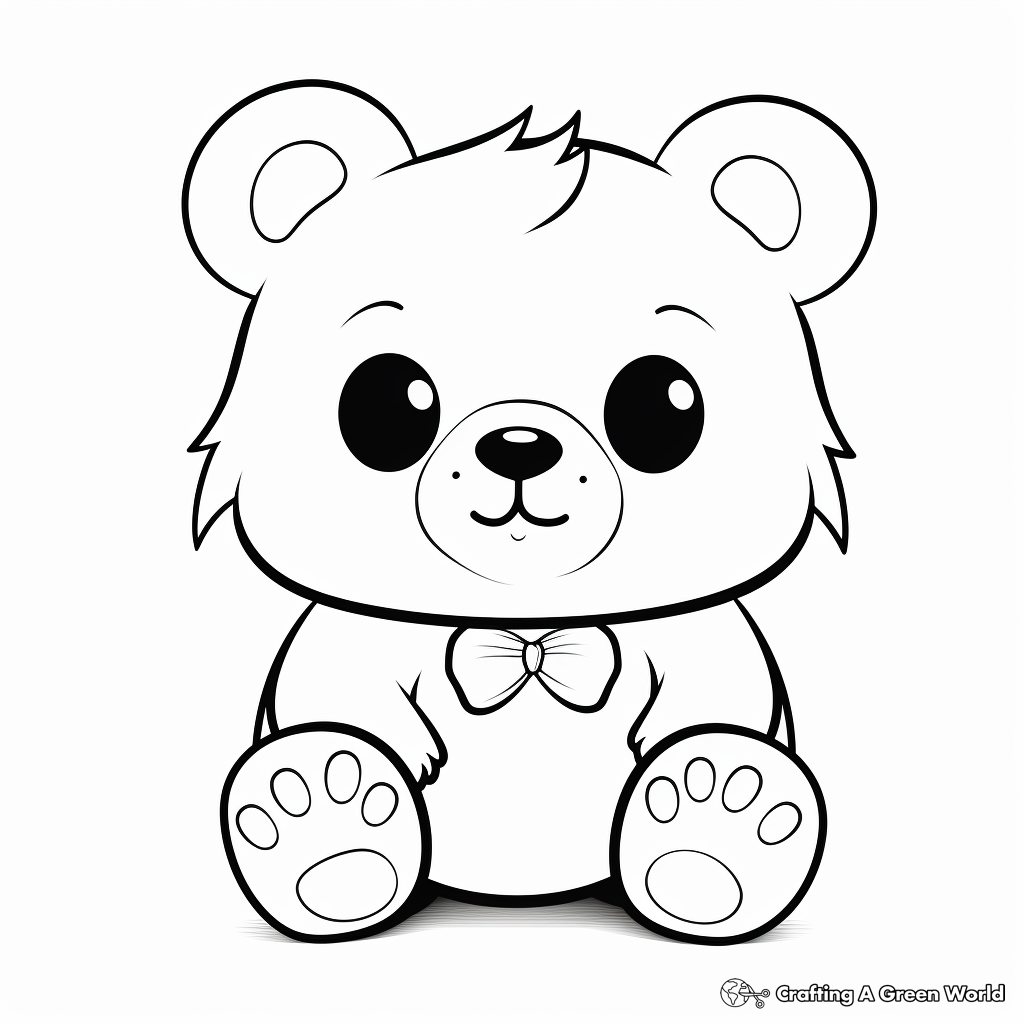 Kawaii animals coloring pages