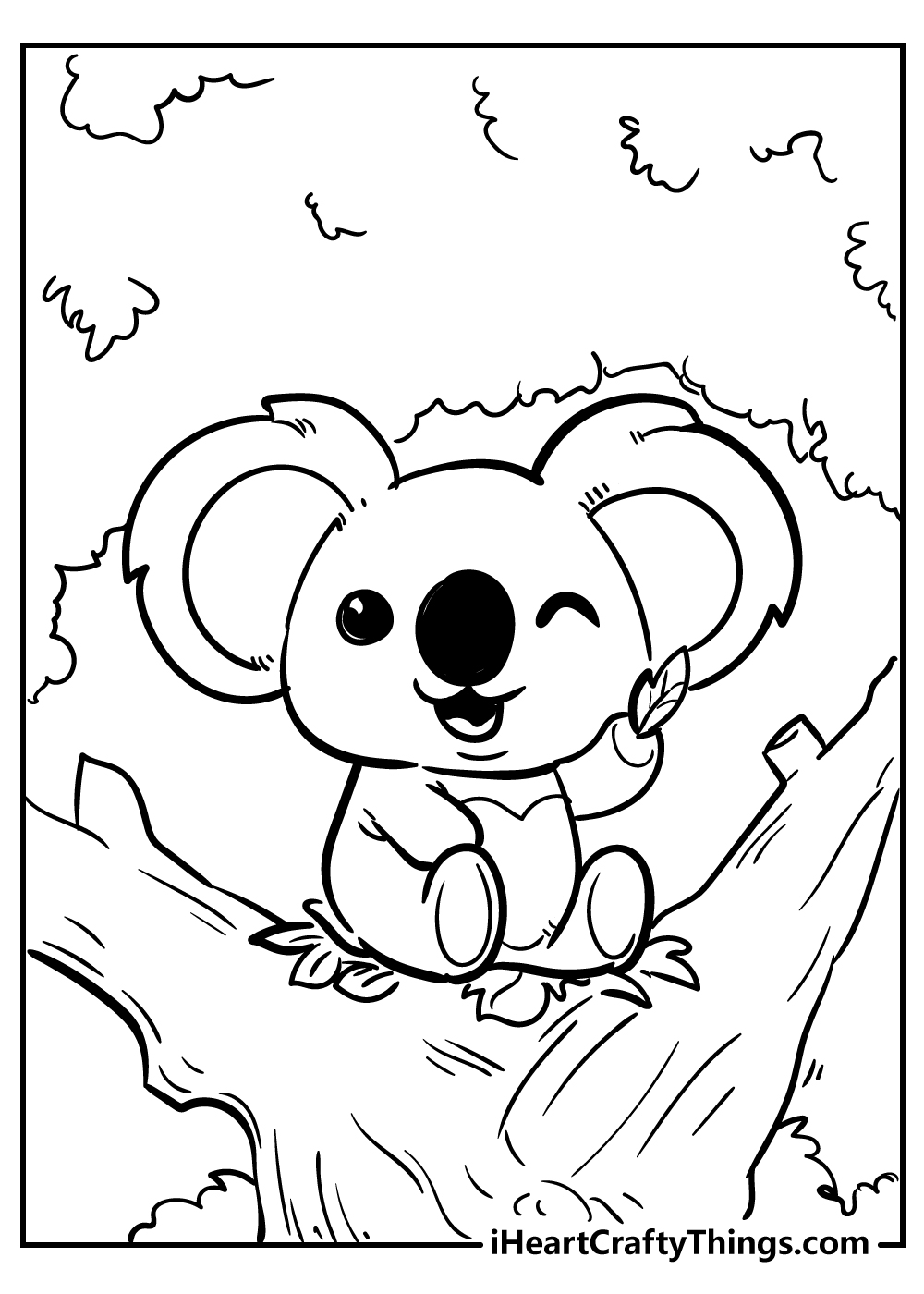 Cute animals coloring pages free printables