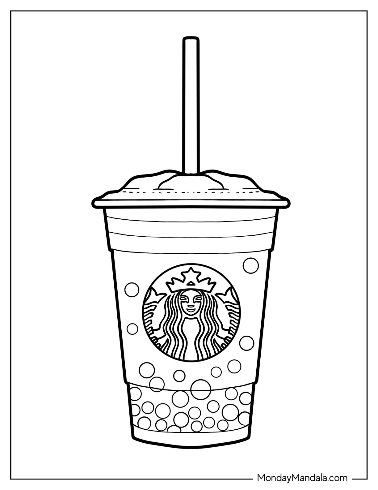 Boba tea coloring pages free pdf printables