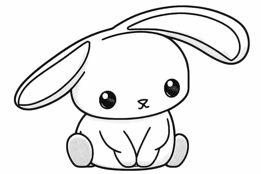 Bunny coloring pages