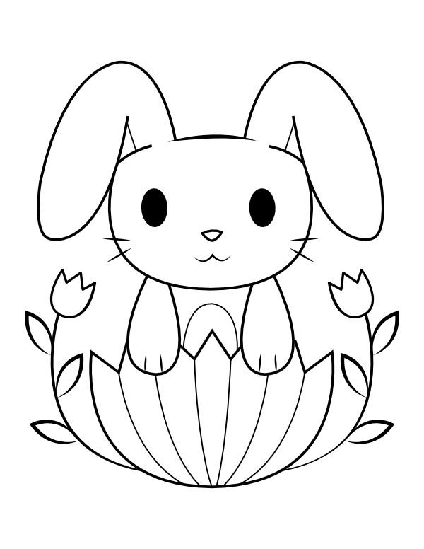 Printable easter bunny coloring page bunny coloring pages easter bunny colouring easter drawings