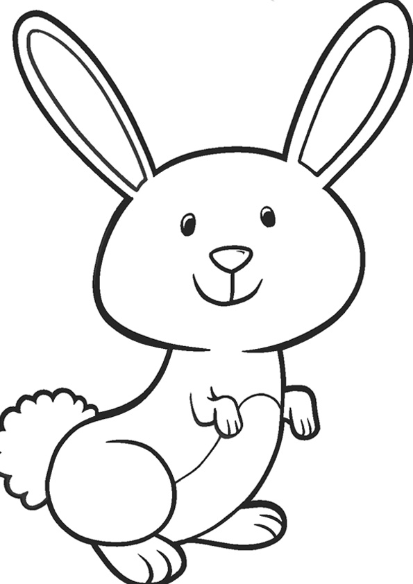 Coloring pages cute bunny coloring pages for kids