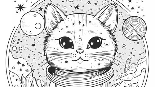 Funny kawaii cats coloring pages for kids cute kawaii cats pages for kids