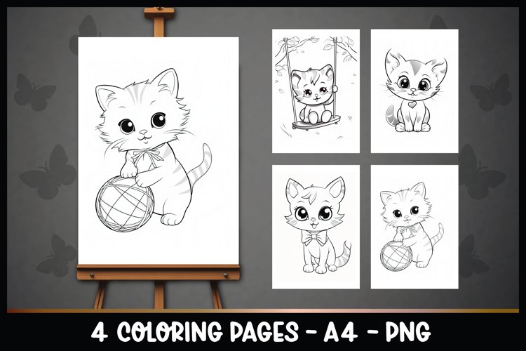 Cute cats coloring pages i coloring pages for