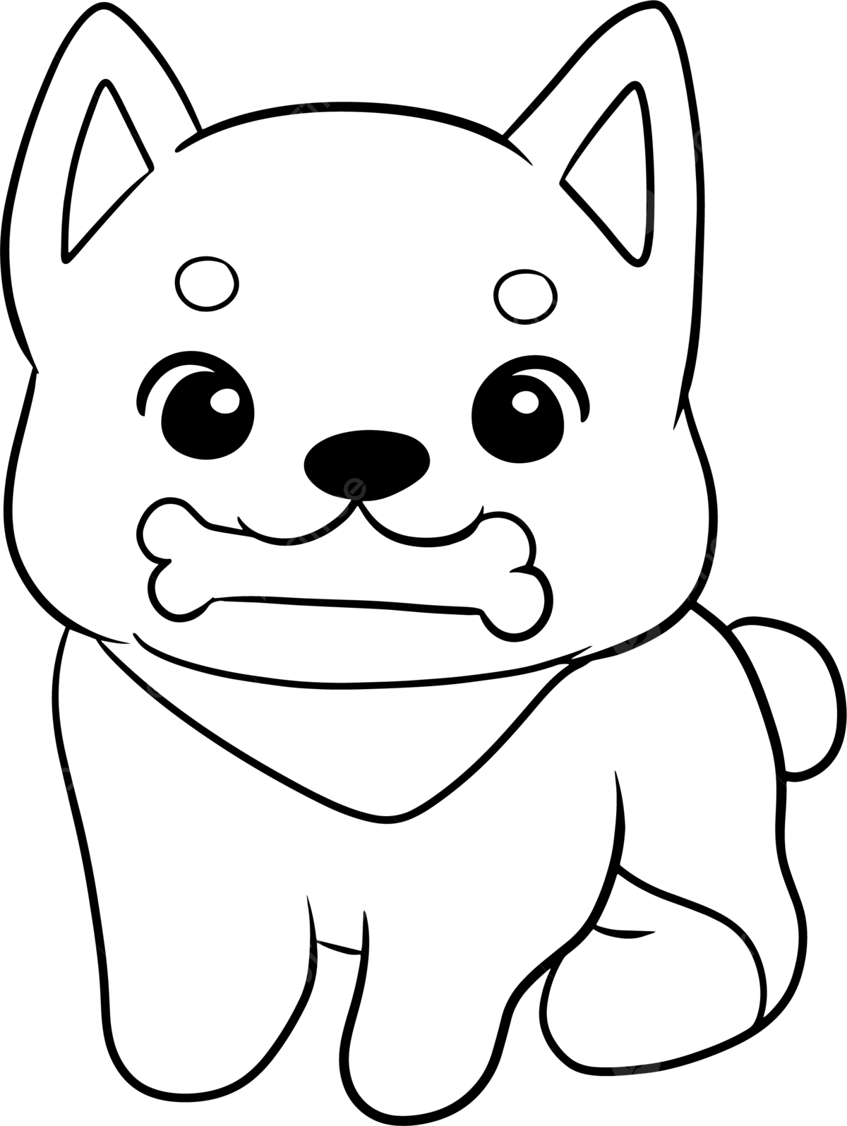 Dog shiba animal cartoon doodle kawaii anime coloring page cute illustration drawing clip art character chibi manga ics car drawing anime drawing cartoon drawing png and vector with transparent background for free