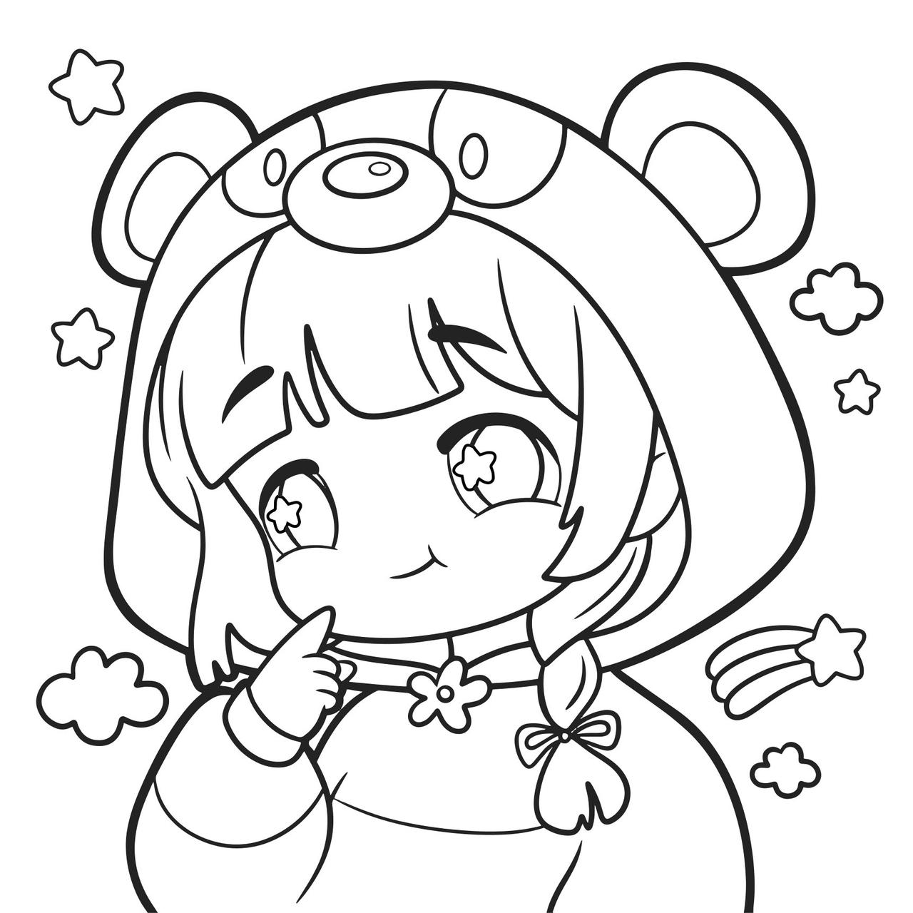 Kawaii child bear