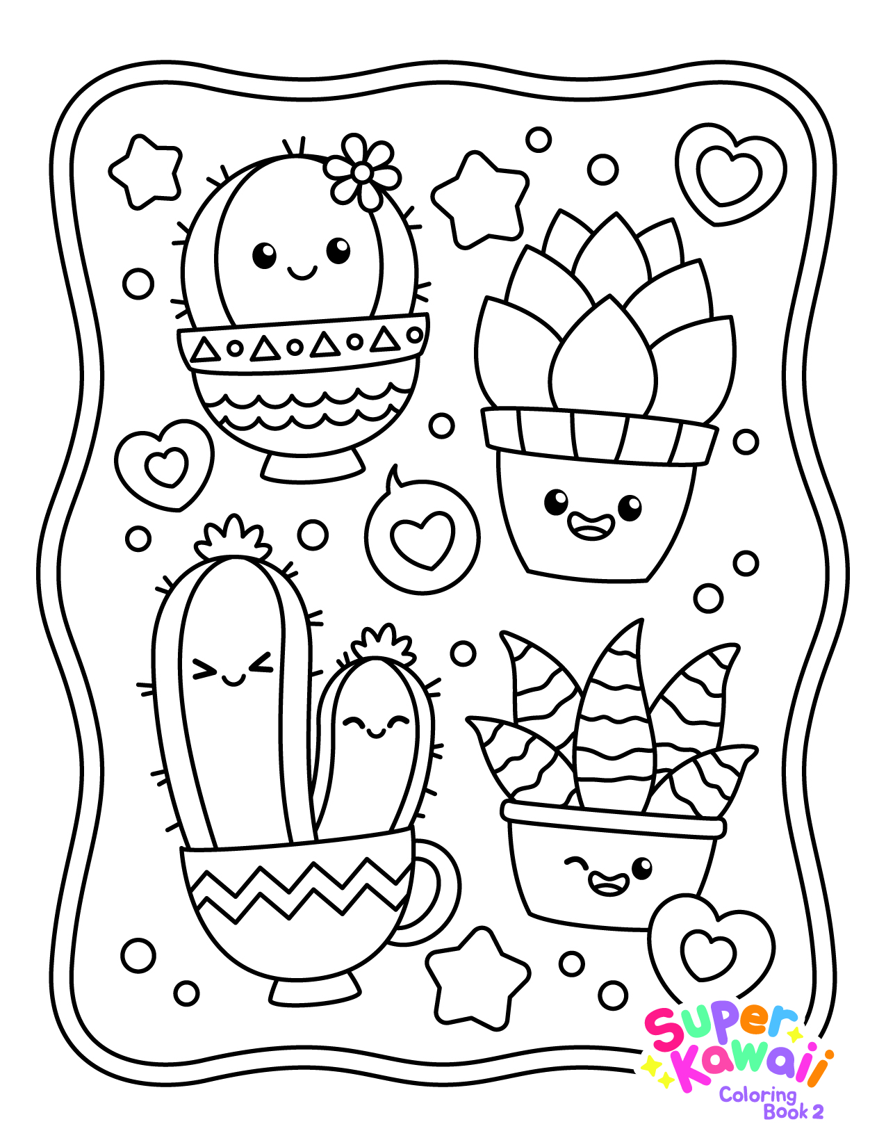 Sharing some kawaii coloring pages i made please feel free to print and color them rkawaii