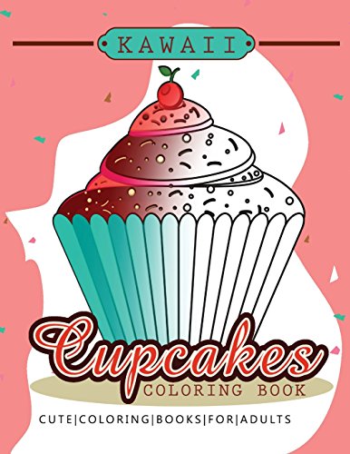 Kawaii cupcake coloring book cute coloring books for adults