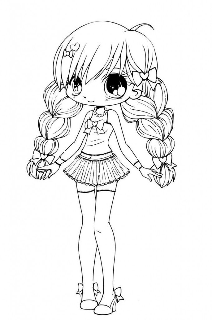 Cute kawaii girl coloring pages unicorn coloring pages coloring pages to print coloring pages for girls