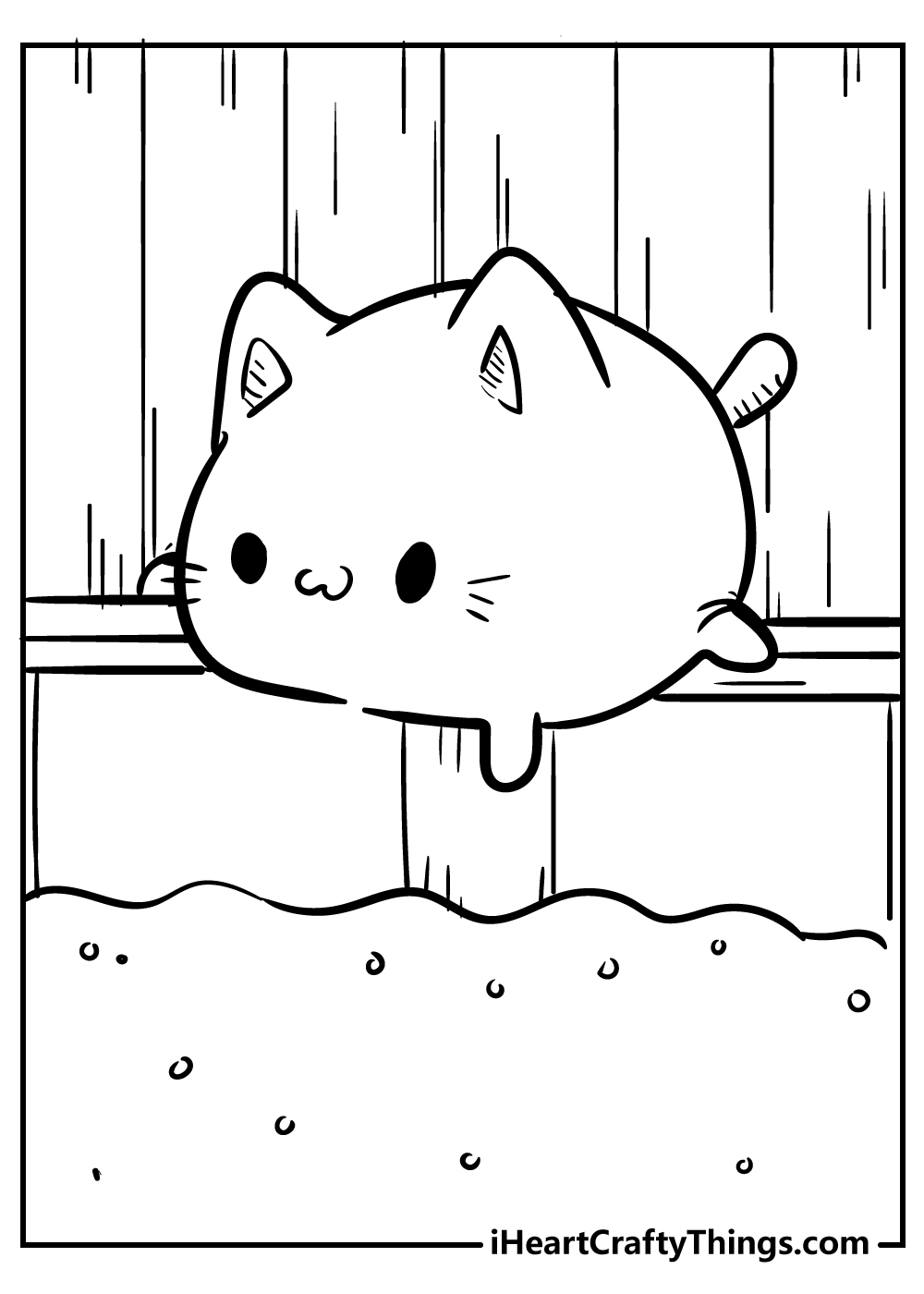 Kawaii coloring pages free printables