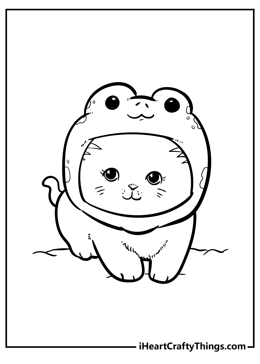 Cat coloring pages free printables