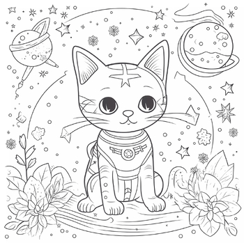 Funny kawaii cats coloring pages for kids cute kawaii cats pages for kids