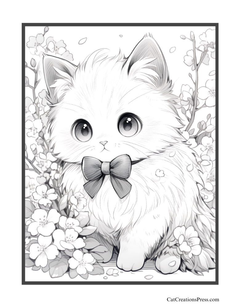 Kawaii ragdoll coloring pages