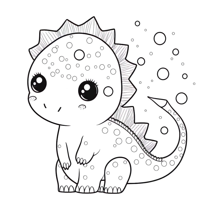 Dinosaur coloring pages