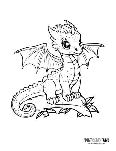 Dragon coloring pages clipart crafting fun a magical adventure for your young artist at