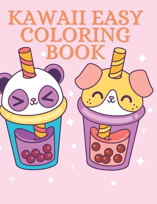 Kawaii easy coloring book kawaii coloring book for all ages paperback horizon books