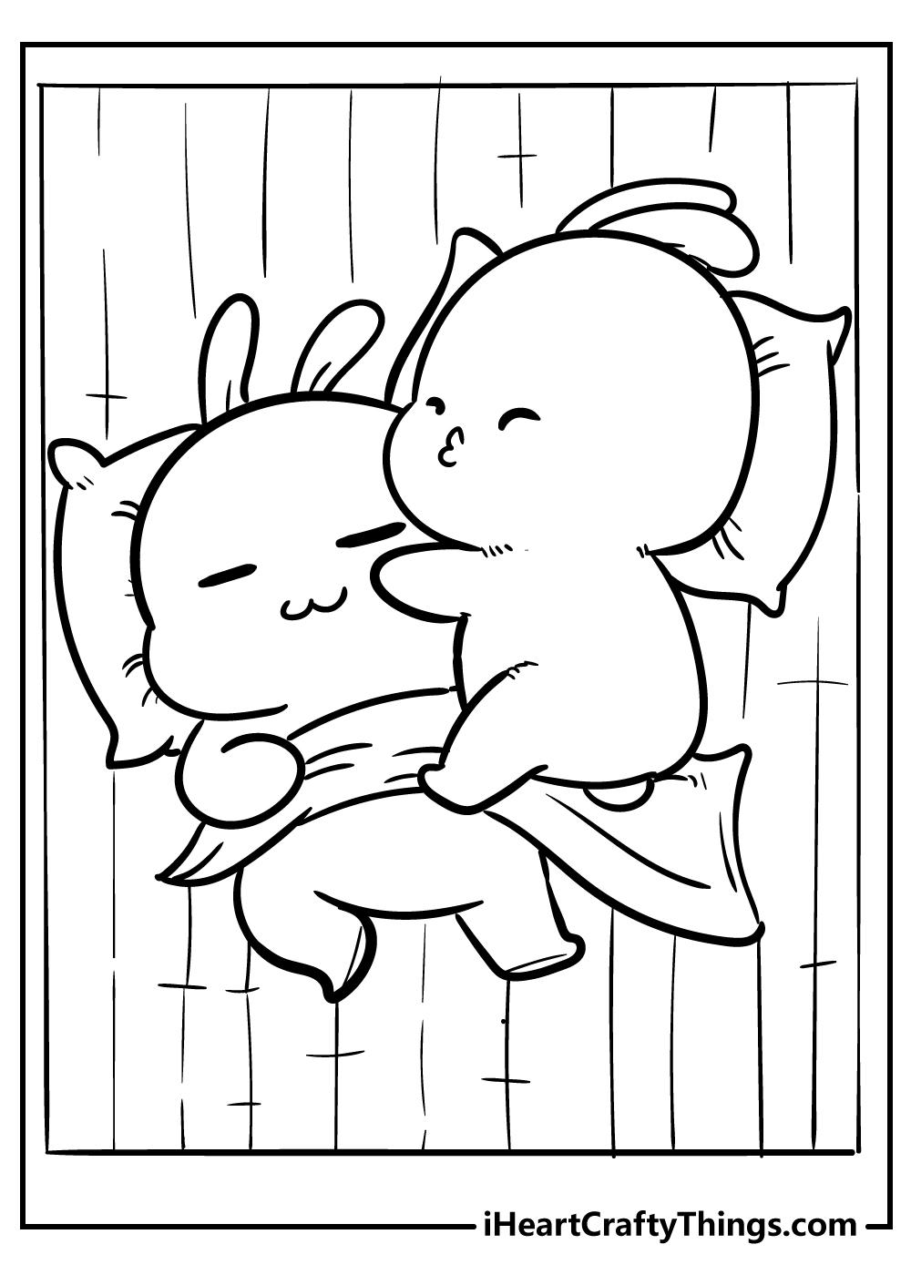 Kawaii coloring pages free printables