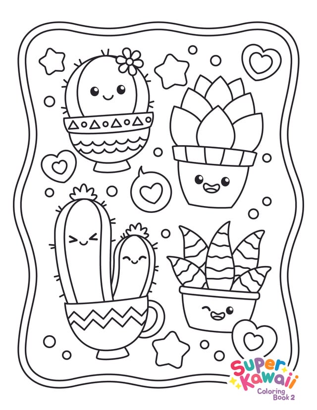 Sharing some kawaii coloring pages i made please feel free to print and color them rkawaii