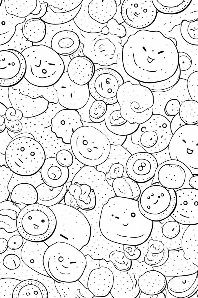 Kawaii coloring pages