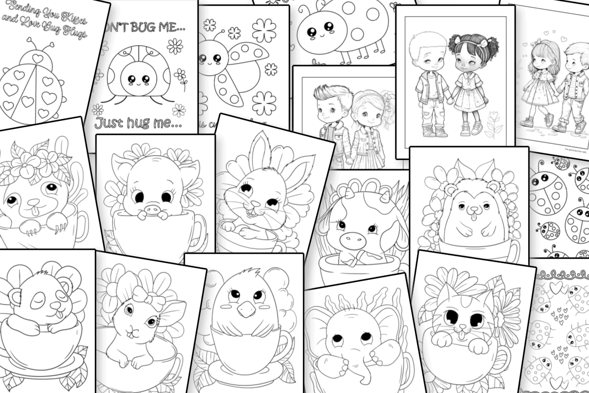 Free kawaii coloring pages