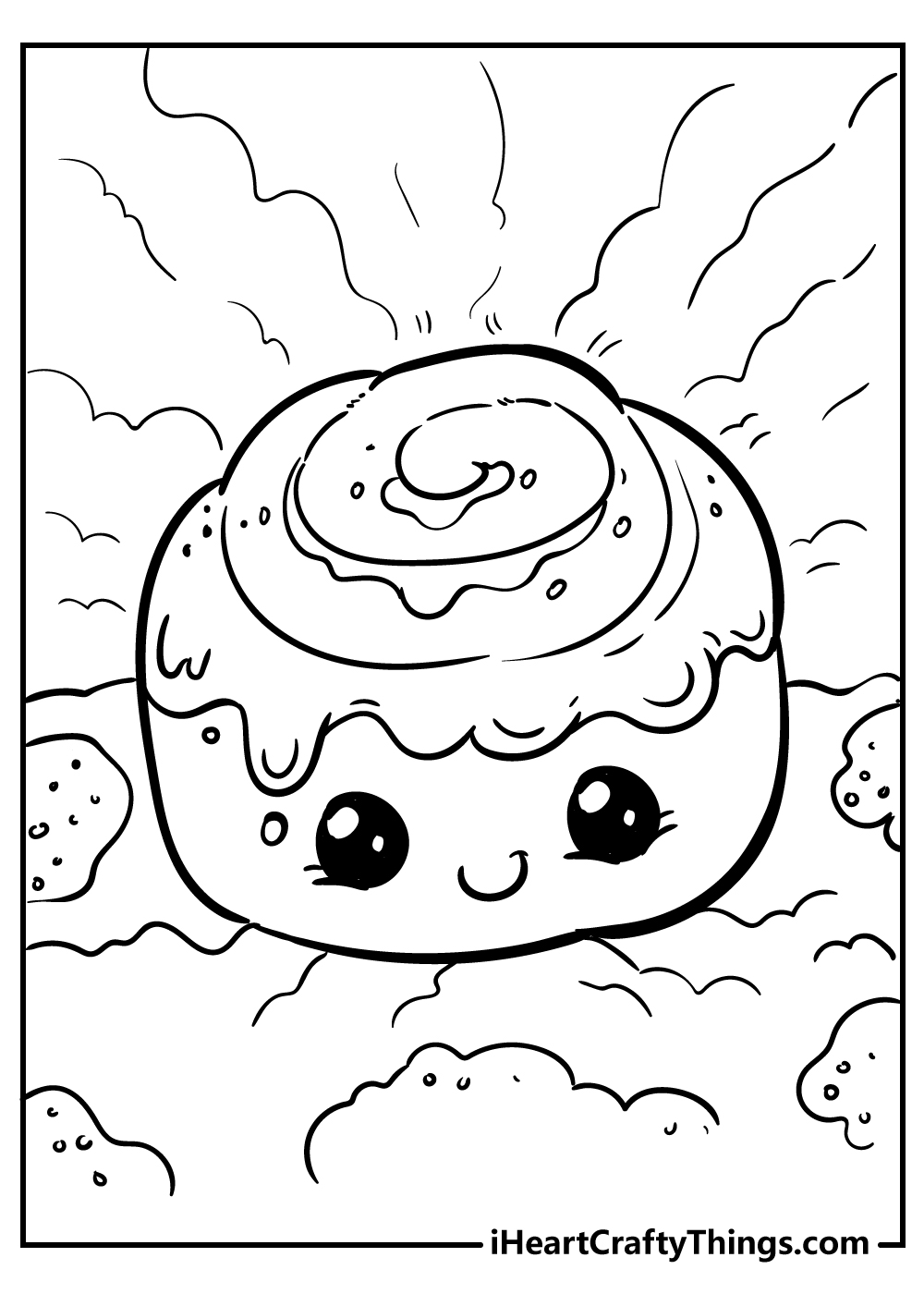 Kawaii coloring pages free printables