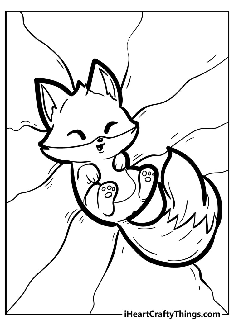 Fantastic fox coloring pages free printables