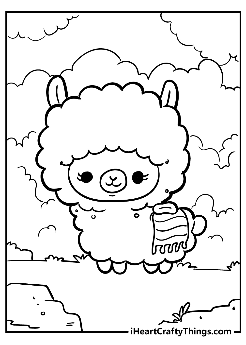 Kawaii coloring pages free printables