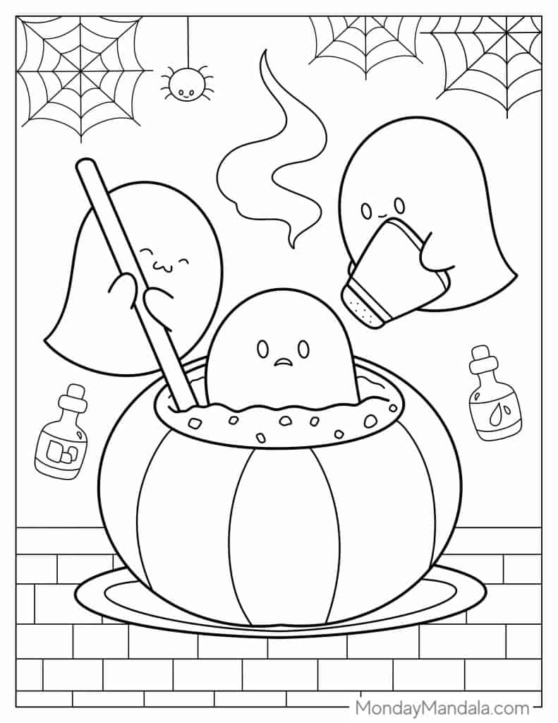 Pumpkin coloring pages free pdf printables