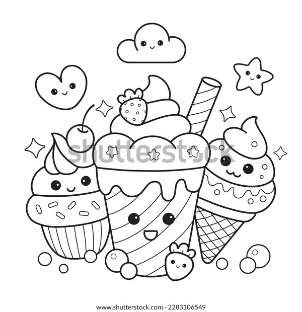 Ice cream coloring page photos and images pictures