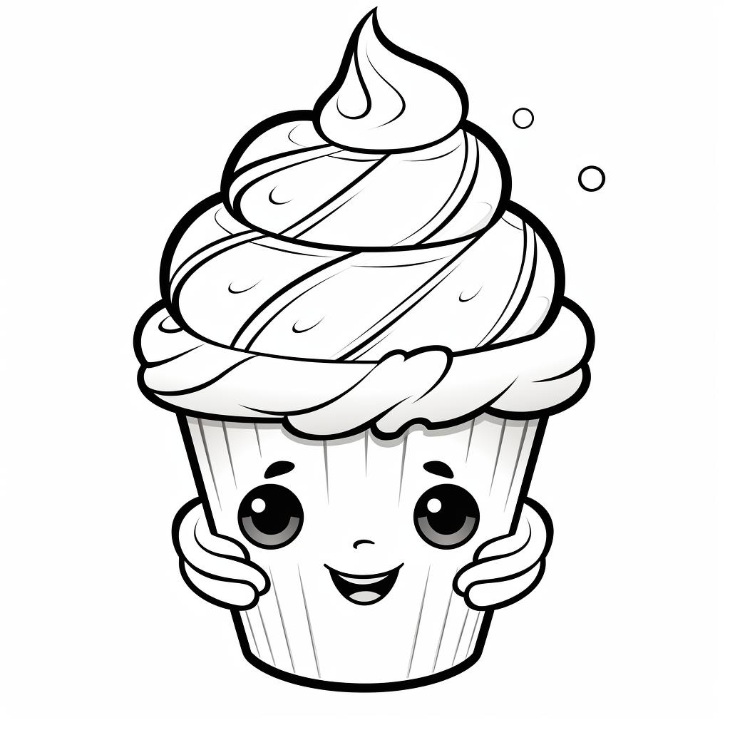 Ice cream coloring pages for free