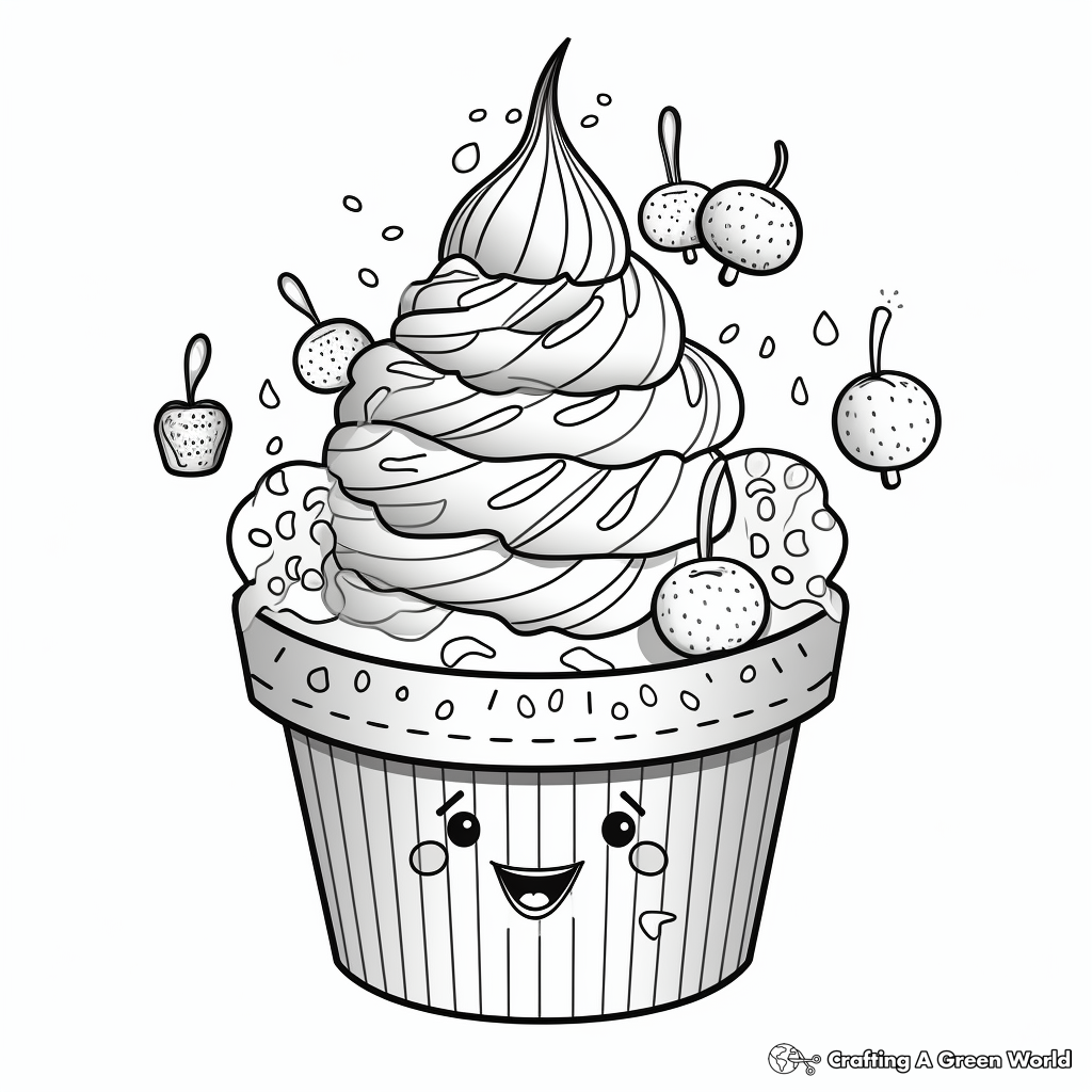 Ice cream coloring pages